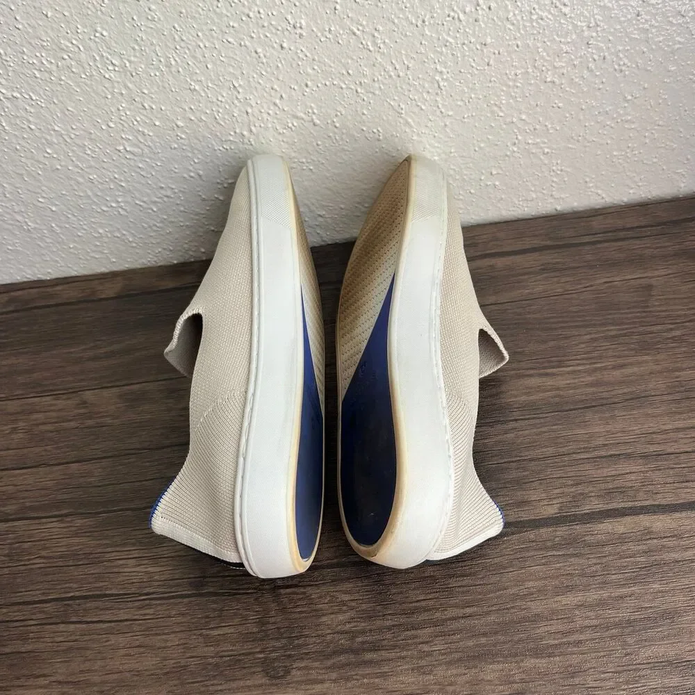 Rothy's The Original Slip On Sneaker Tan Sand‎ Knit Shoes Womens Size 10